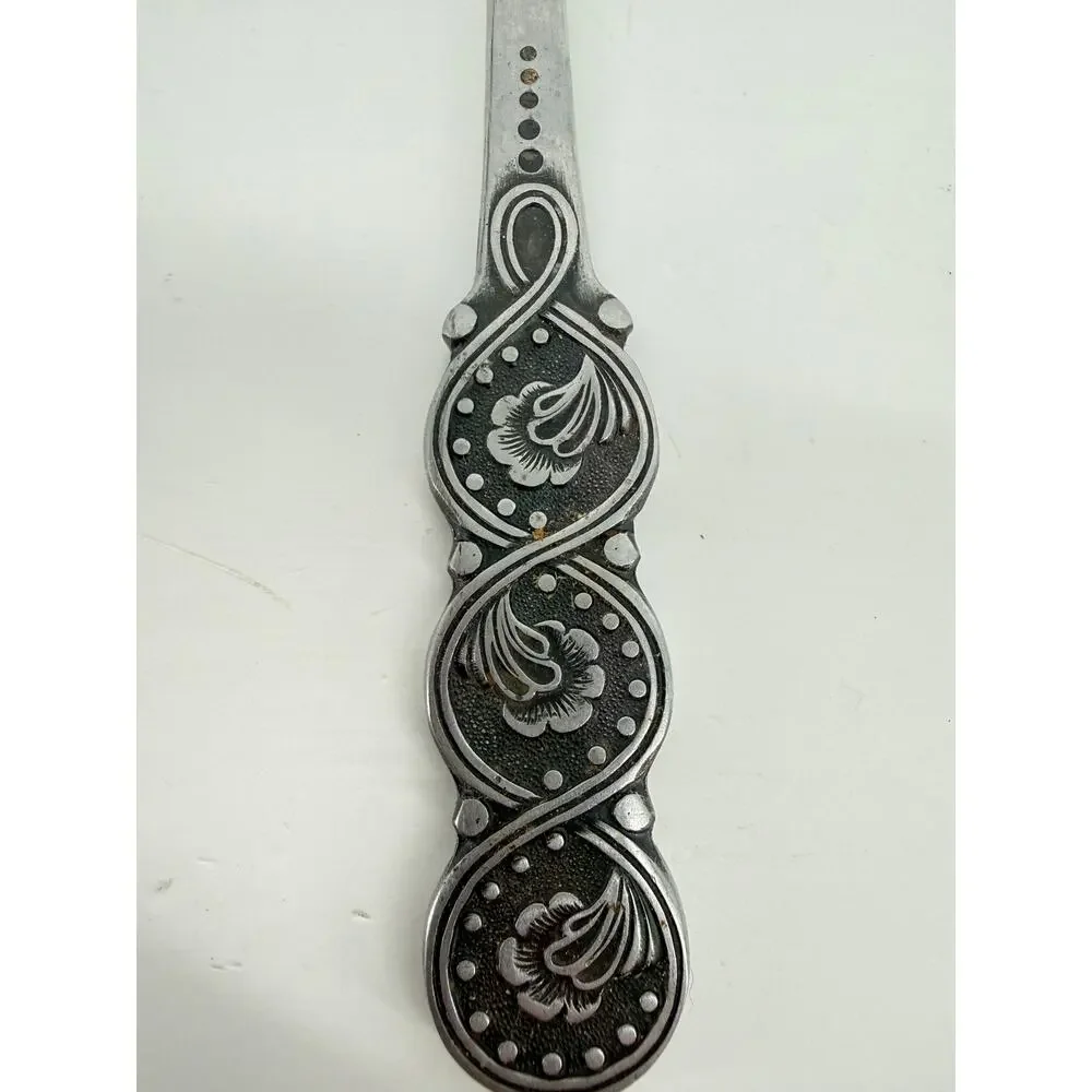 Vintage National Japan Cake Knife Ornate Floral Witchy Dark Academia Serving